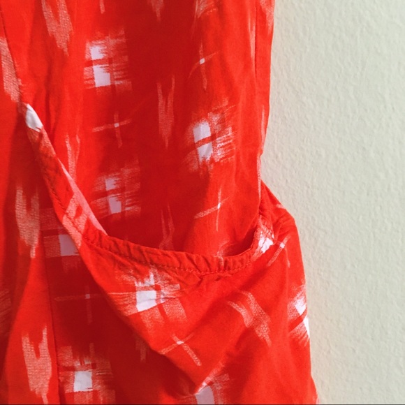 Holding Horses Anthro Red Tunic Blouse Print XS - Picture 6 of 7